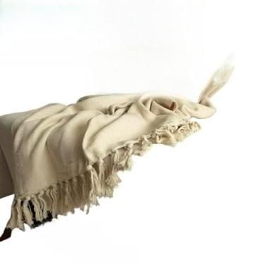 Imagem de Manta para Sofá Gigante 2,40x1,80m Casal Algodão Macio Decorativa(Cru)