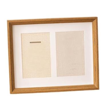 Imagem de Generic Expositor de medalhas com moldura e janela transparente para fotos, ideal para corrida, ginástica e outros esportes, Madeira