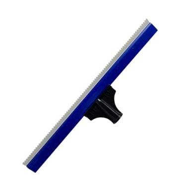 Imagem de FLCPJGV Raspador de Piso Epóxi, Raspador de Superfície, Ferramenta de Nivelamento, Rodo Raspador de Piso com Lâmina de Borracha Flexível para Preparação Efici, Dentado 60cm, Tamanho real