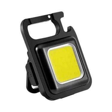 Imagem de Lanterna Mini LED Portátil Com Chaveiro Em Liga De Alumínio, Carregame