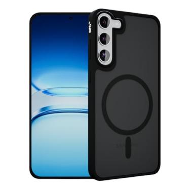Imagem de Capinha Magnética para Samsung Galaxy S23 Plus - Fosca, Design Fino e Resistente, Bordas Reforçadas e Frame de Câmera | Elite Diffy (Preto, Galaxy S23 Plus)