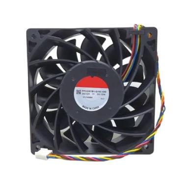 Imagem de PFC0381B1-Q10C-S99 Ventilador de resfriamento CFM de alta velocidade 120 mm 12 cm 12038 para rolamento de esferas de 12V potente 4800RPM 120X120X38mm