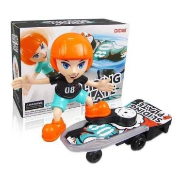 Imagem de Brinquedo Infantil Boneco Skatista Maluco A Pilha. - Toy King