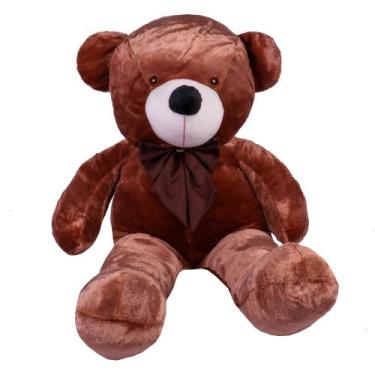 Imagem de Urso Teddy Gigante 1,40M LuckBaby - 226, Mel tabaco