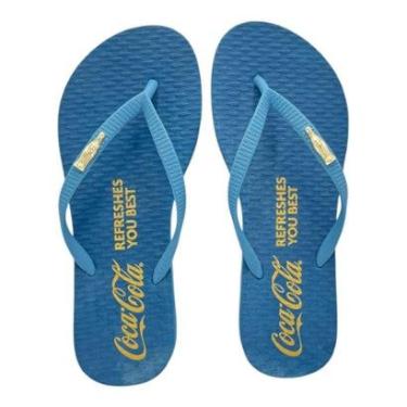 Imagem de Chinelo Coca Cola Feminino Sandália Estampa Refreshes CC4652 Rosa Pink-Feminino