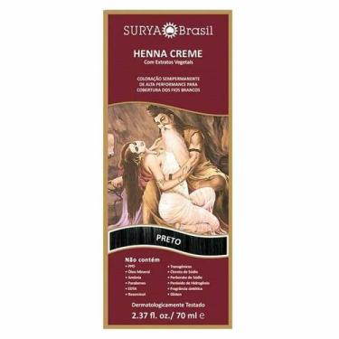 Imagem de Tintura Creme Preto 70ml Henna Surya