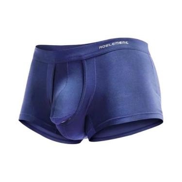 Imagem de Cuecas De Seda Gelada Para Suporte Escrotal Masculino Com Separação De