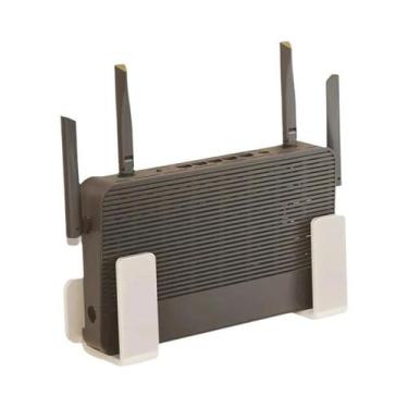 Imagem de Prateleira De Parede Dobrável Sem Furação Para TV Box, Roteador, Supor