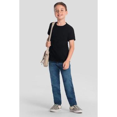 Imagem de Calça infantil menino em jeans Brandili, 4, Azul