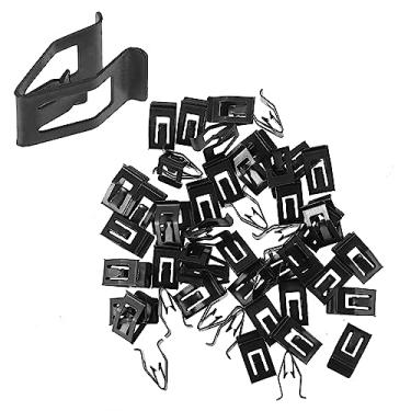 Imagem de ACROPIX Painel de painel de painel de painel de acabamento interno moldura lateral da porta porta-malas de metal clipe de fixação de encaixe para Ford para Mazda para Audi para Toyota e mais carros