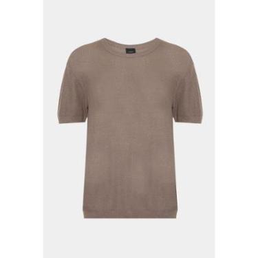 Imagem de Tricot Manga Curta Jacquard Ponto Fantasia Fendi-Masculino