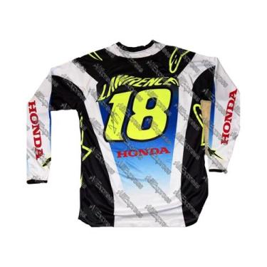 Imagem de JETT LAWRENCE Honda Verão Para Homens E Mulheres  Camisa De Motocross 