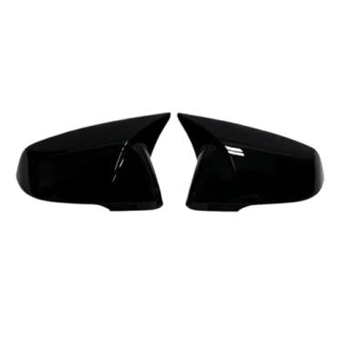 Imagem de Tampas De Cobertura Do Espelho Lateral Da Asa Da Porta De Fibra De Carbono Compatíveis Com BMW Série 1 2 F44 F40 Z4 G29 X1 F48 F49 X2 F39 Compatível Com Toyota Supra 2019-2023(Gloss Black)