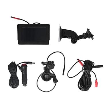 Imagem de Monitor de carro para bebê, câmera no banco traseiro, ângulo de visão amplo de 140 °, fácil ajuste, design estável para pais dirigindo com crianças, plástico 13 x 8 x 2,5 cm (5 pol.)