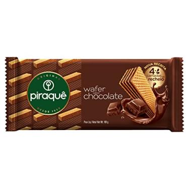 Imagem de Biscoito Wafer Recheio Chocolate Piraquê Pacote 100g