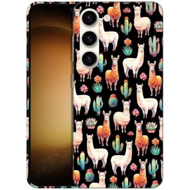 Imagem de GlamCase - Capa com suporte impresso de cacto lhama para S235G