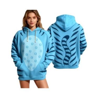 Imagem de Moletom Oversized Feminino Com Estampa 3D, Estilo Coreano, Tendência M