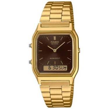 Imagem de Relógio Casio Vintage AQ-230GA-5AMQYDF Dourado-Unissex