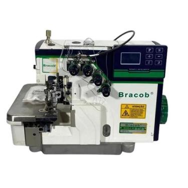 Imagem de Overlock 4 Fios, Alta Velocidade,8000ppm, BCS64ATBK-220v - Bracob, 220
