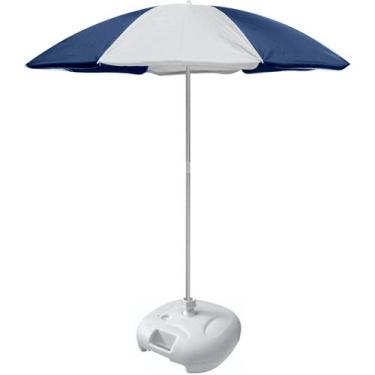 Imagem de Guarda Sol de Praia Grande Sombreiro Piscina Camping Pesca Aço Pintado