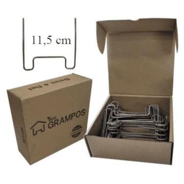 Imagem de Grampos para Caixaria Concreto 11,5cm Caixa com 40 Unidades Ecogrampos