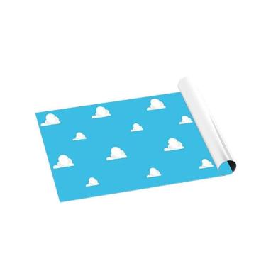 Imagem de Papel De Parede Adesivo Infantil Céu Nuvem Azul 2,80M