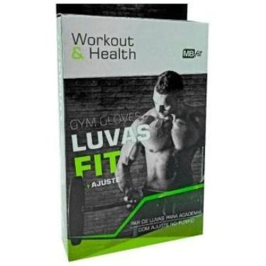 Imagem de Kit 5 Luva Academia Feminina Masculina Grip Ajustável Mbfit