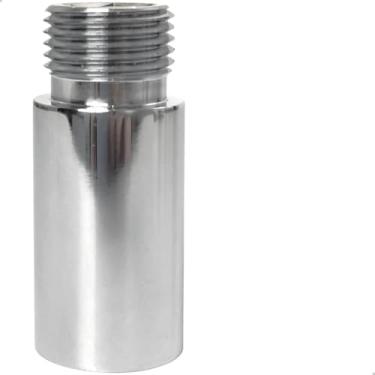 Imagem de Dona D Cor, Extensor Aumento Médio Prolongador Rosca 1/2 Pol Alongador Conexão 40mm Latão Cromado