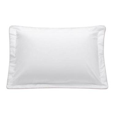 Imagem de Fronha Basics em Vivo Branco e Rosê 200 Fios - Westwing Collection, Br