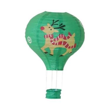 Imagem de Lanternas De Papel Em Forma De Balão De Ar Quente DIY De 12 Polegadas 