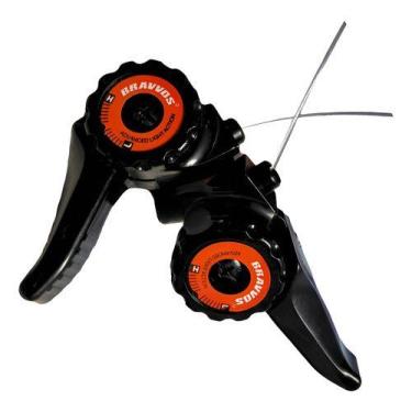 Imagem de Alavanca De Cambio Nylon 6v C/cabos Mtb Bike Bicicleta - South