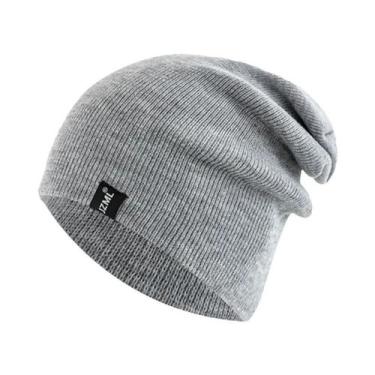 Imagem de Gorro De Inverno Tricotado Unissex Em Várias Cores Com Etiqueta Decora