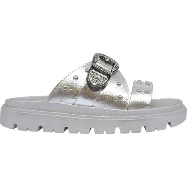 Imagem de Tamanco Feminino Papete Casual Dia a Dia Passeio Verão com Fivela Tratorado Conforto Moleca 5504.403