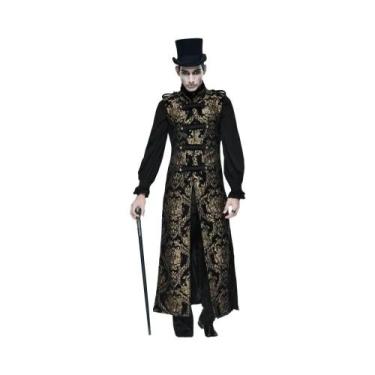 Imagem de Casaco Medieval Retro Masculino Estilo Médio, Fantasia Steampunk Para 