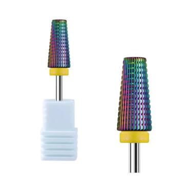 Imagem de Brocas Profissionais De Tungstênio Roxas 5 Em 1 Para Remoção De Gel E 