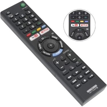 Imagem de Controle Remoto Compatível Com Sony Rmt-Tx300B Bravia Led Smart TV Com YouTube Netflix