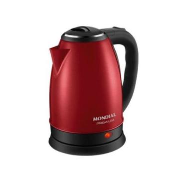 Imagem de Chaleira Elétrica Mondial Premium Inox Red