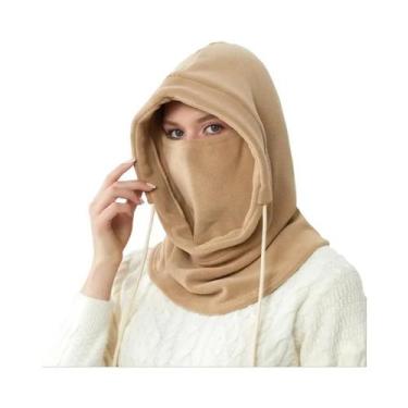 Imagem de Balaclava Unissex De Inverno Quente Com Forro De Lã, Corta-Vento Para 