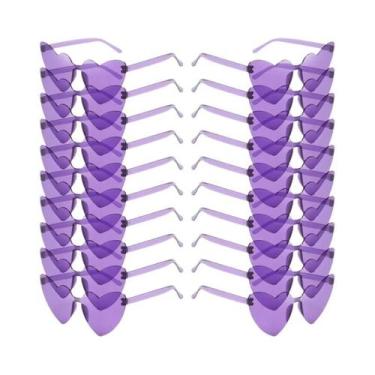 Imagem de Óculos De Sol Femininos Modernos Sem Aro Em Formato De Coração, 16-20 