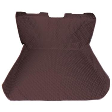 Imagem de Capa Protetora Porta Malas Veicular Carro Universal Grande Impermeável Banco Lavável Resistente Pets Cachorro e Gato na Cor Marrom