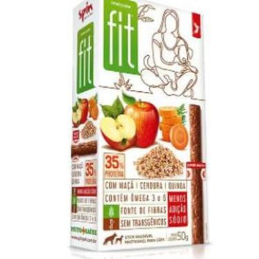 Imagem de Petisco Spin Pet Gourmet Fit Stick Maça Cenoura e Quinoa Onebyone50g