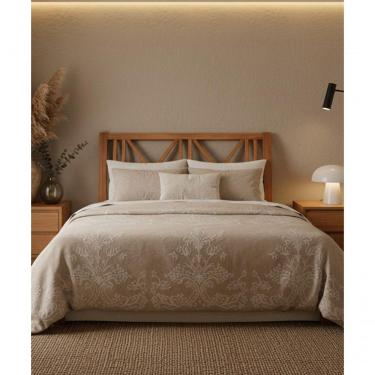 Imagem de Cama De Casal King Size Jady 1,95 X 2,05 - Madeira Maciça - Móveis De Gramado - Castanho