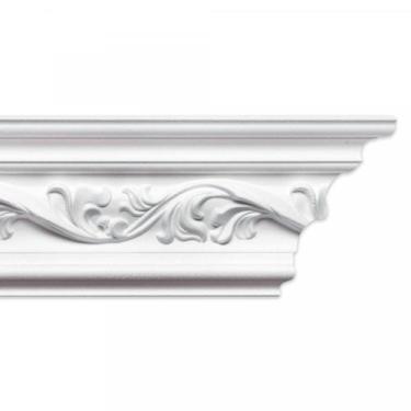 Imagem de Kit 18M Linear Roda Teto Andrea Perfil de Poliestireno - HomEstar