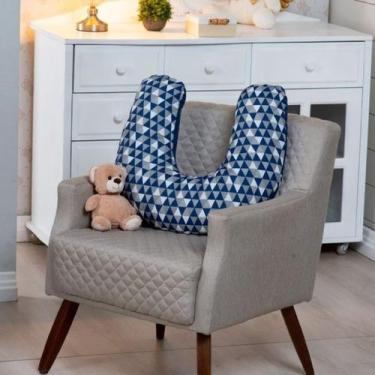 Imagem de Almofada de Amamentação Extra Grande 100% Algodão Várias Estampas - Mo