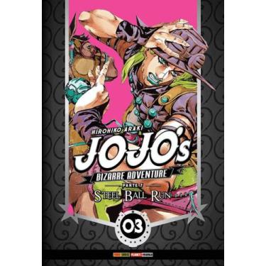 Imagem de Mangá - Jojo's Bizarre Adventure - Parte 7 - Steel Ball Run 03 - Novo/