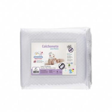 Imagem de Colchonete para Carrinho Moises Baby Revestimento Fibrasca Branco Cor: