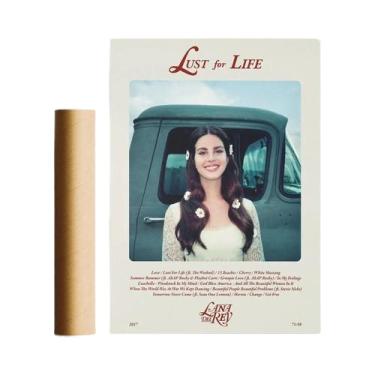 Imagem de Pôster De Álbum De Música Rap Hip Hop Lana Del Rey, Pintura Em Tela, A