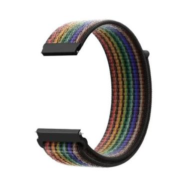 Imagem de Pulseira De Nylon De 20/22mm Para Relógios Garmin Vivoactive 3, 4, 5, 