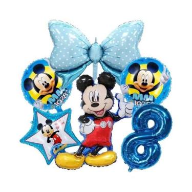 Imagem de Conjunto De Balões Mickey E Minnie Para Menina E Menino, Decoração De 