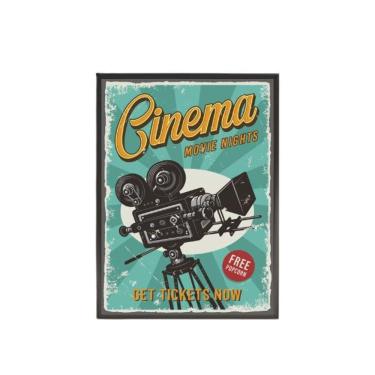 Imagem de Quadro Decorativo Cinema Retrô 20X30Cm